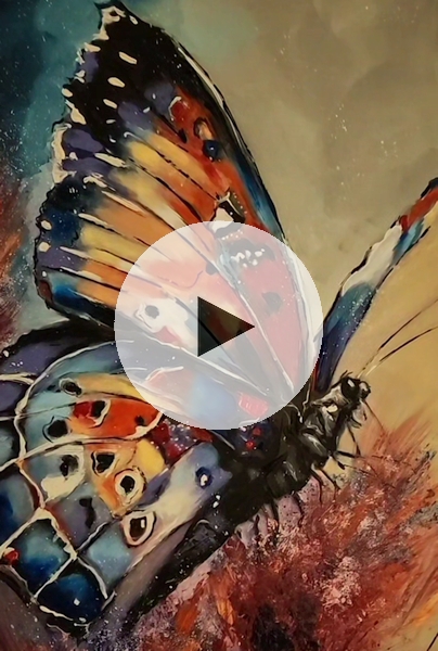 ArteDiAlina.com painting: End of Metamorphosis